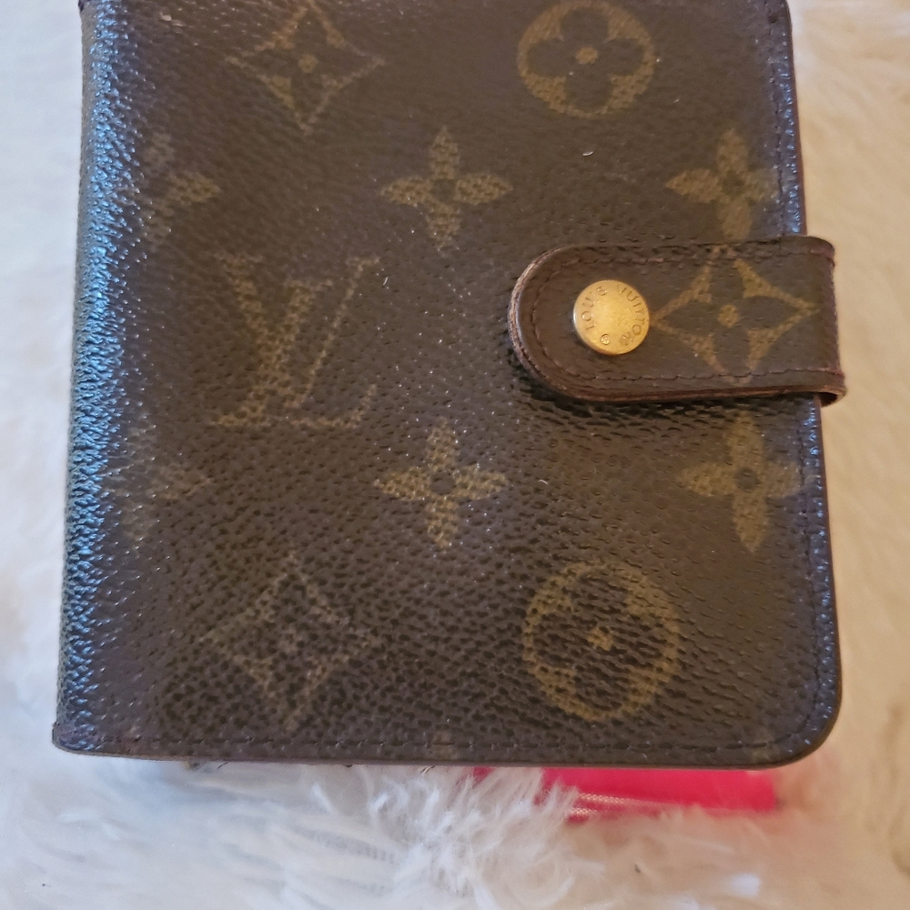 Bundle LV wallet and agenda monogram